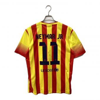 NIKE (ナイキ) FCバルセロナ【11】ネイマール サッカーユニフォーム 532823-703 13/14 ユニフォーム アウェイ 半袖 レプリカ SIZE L イエロー×レッド