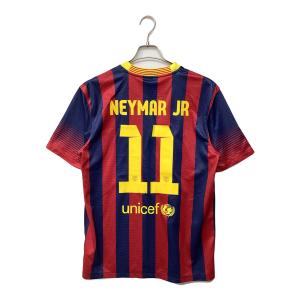 NIKE (ナイキ) FCバルセロナ【11】ネイマール サッカーユニフォーム 532822-413 13/14 ユニフォーム ホーム 半袖 レプリカ SIZE L ネイビー×レッド