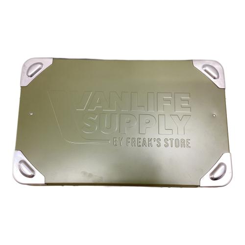VANLIFE SUPPLY 収納ケース 821-017B FREAKS STORE別注 ベージュ アルミコンテナS