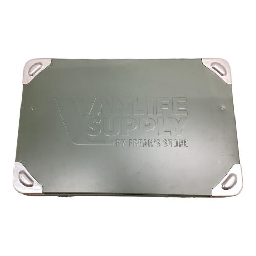 VANLIFE SUPPLY 収納ケース 821-019G FREAKS STORE別注 グリーン アルミコンテナM