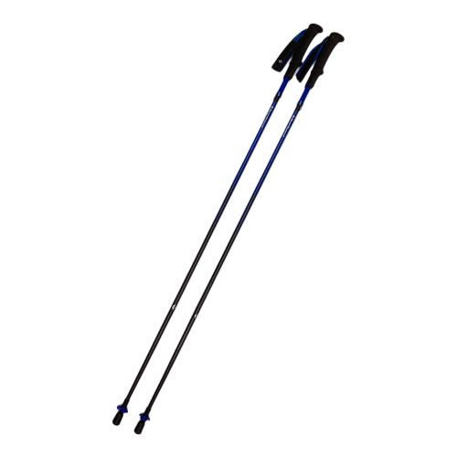 BLACK DIAMOND (ブラックダイヤモンド) トレッキングポール 替えバスケット付 120cm ブラック×ブルー ディスタンスカーボンZ