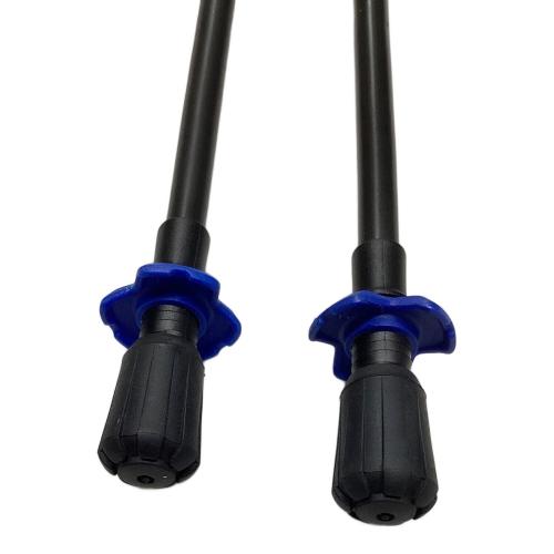 BLACK DIAMOND (ブラックダイヤモンド) トレッキングポール 替えバスケット付 120cm ブラック×ブルー ディスタンスカーボンZ
