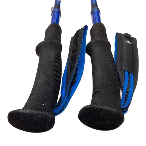 BLACK DIAMOND (ブラックダイヤモンド) トレッキングポール 替えバスケット付 120cm ブラック×ブルー ディスタンスカーボンZ