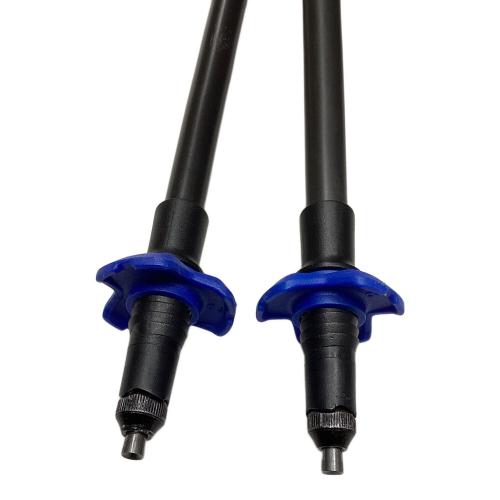 BLACK DIAMOND (ブラックダイヤモンド) トレッキングポール 替えバスケット付 120cm ブラック×ブルー ディスタンスカーボンZ