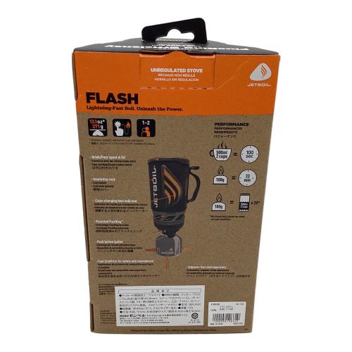 JETBOIL (ジェットボイル) シングルガスバーナー JBFLASH 2023年製 フラッシュ 1L PSLPGマーク有