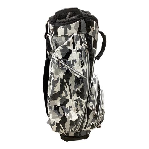 OUUL (オウル) キャディバッグ カモ ブラック×ホワイト アリゲーター