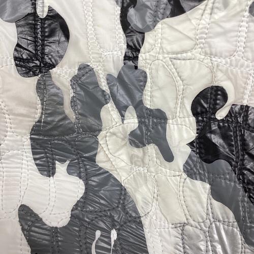 OUUL (オウル) キャディバッグ カモ ブラック×ホワイト アリゲーター