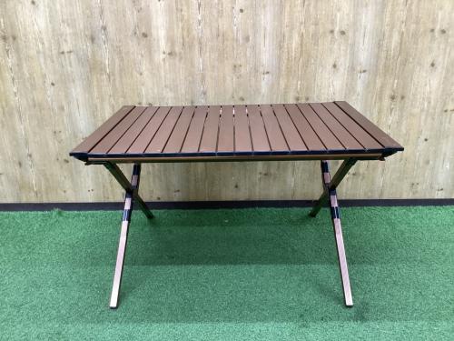 Coleman (コールマン) アウトドアテーブル 170-7632 廃盤品 約106×70×60cm ブラウン コンフォートマスター ラウンジロールテーブル