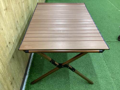 Coleman (コールマン) アウトドアテーブル 170-7632 廃盤品 約106×70×60cm ブラウン コンフォートマスター ラウンジロールテーブル