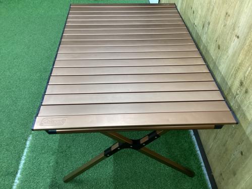 Coleman (コールマン) アウトドアテーブル 170-7632 廃盤品 約106×70×60cm ブラウン コンフォートマスター ラウンジロールテーブル
