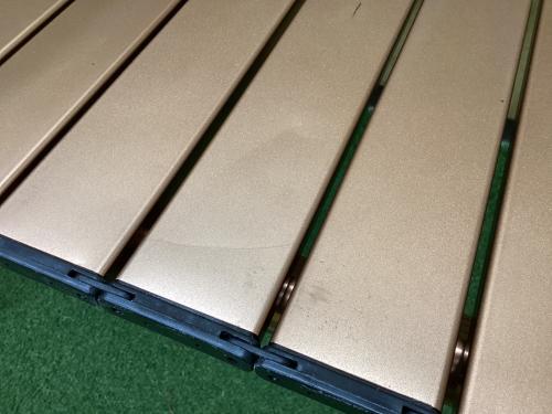 Coleman (コールマン) アウトドアテーブル 170-7632 廃盤品 約106×70×60cm ブラウン コンフォートマスター ラウンジロールテーブル