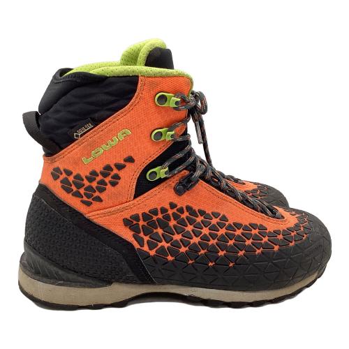 LOWA (ローバー) ALPINE SL GTX ハイカット(ハードソール) トレッキングシューズ メンズ SIZE 26cm オレンジ×ブラック