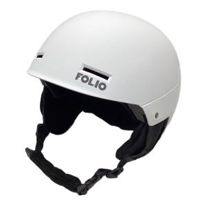 FOLIO ヘルメット FO YL189 ゴーグルバンド跡有 ホワイト 25-26モデル ユニセックス SIZE M (55-58cm)