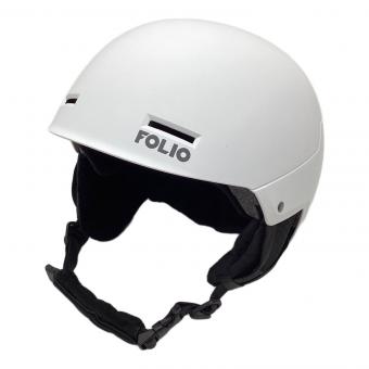 FOLIO ヘルメット FO YL189 ゴーグルバンド跡有 ホワイト 25-26モデル ユニセックス SIZE M (55-58cm)