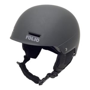 FOLIO ヘルメット FO YL189 ゴーグルバンド跡有・ブラック 25-26モデル ユニセックス SIZE M （55-58cm）