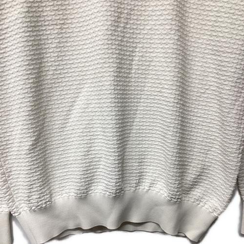 PEARLY GATES (パーリーゲイツ) セーター ゴルフウェア(トップス) 053-2270907 クルーネックニットプルオーバー メンズ SIZE XXL ホワイト