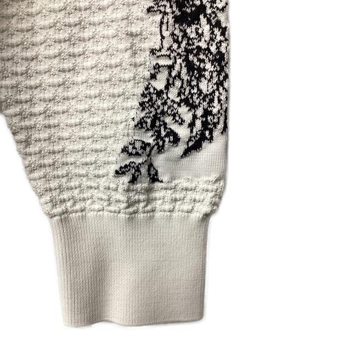 PEARLY GATES (パーリーゲイツ) セーター ゴルフウェア(トップス) 053-2270907 クルーネックニットプルオーバー メンズ SIZE XXL ホワイト