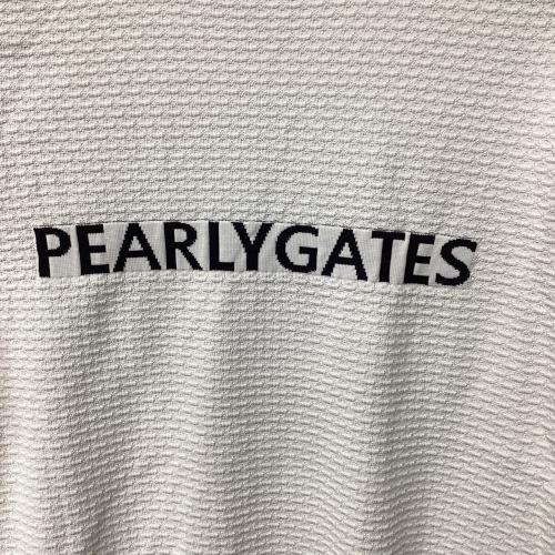 PEARLY GATES (パーリーゲイツ) セーター ゴルフウェア(トップス) 053-2270907 クルーネックニットプルオーバー メンズ SIZE XXL ホワイト