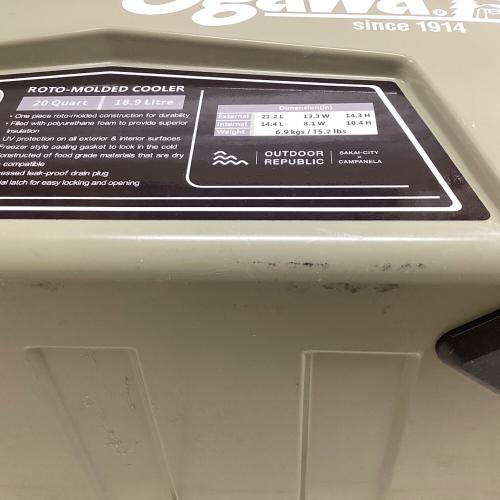 DVERG (ドベルグ) ROTO-MOLDED COOLER クーラーボックス 20QT(18.9L) カーキ