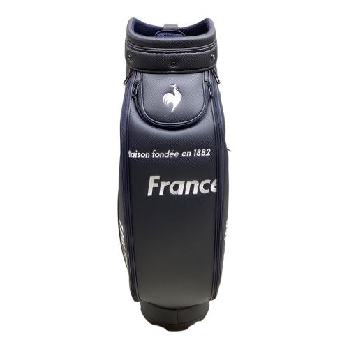 le coq sportif GOLF (ルコック スポルティフ ゴルフ) キャディバッグ LG4FCB02M 9.5型6口 ネイビー グラフィックデザイン 大口径モデル