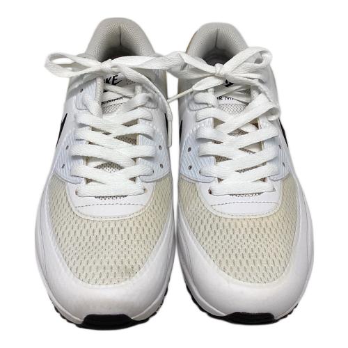 NIKE (ナイキ) ゴルフシューズ CU9978-101 エアマックス 90G メンズ SIZE 27cm ホワイト×ブラック