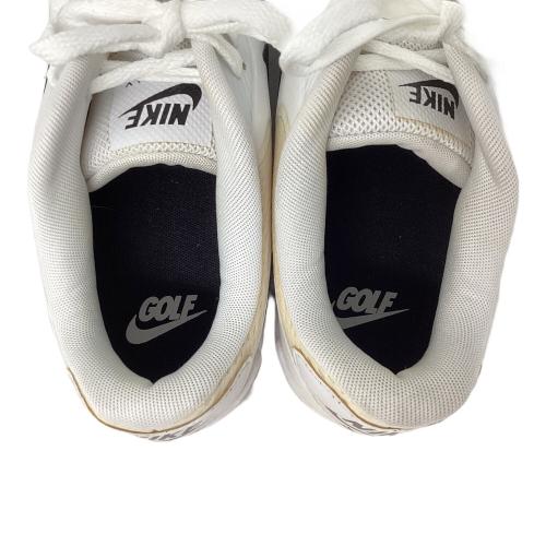 NIKE (ナイキ) ゴルフシューズ CU9978-101 エアマックス 90G メンズ SIZE 27cm ホワイト×ブラック