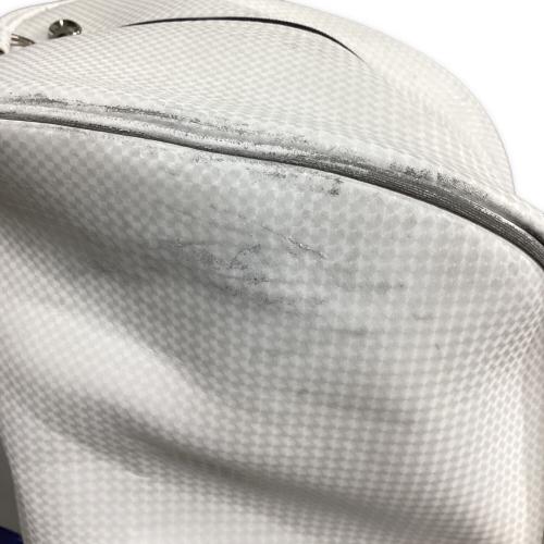 TaylorMade (テーラーメイド) キャディバッグ カバー付 TB648 ホワイト×ネイビー オーステック キャディバッグ