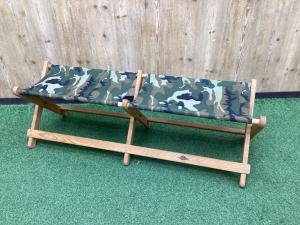 Blue Ridge Chair Works (ブルーリッジチェアワークス) アウトドアチェア グリーンカモ ボイジャーベンチ