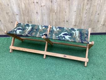 Blue Ridge Chair Works (ブルーリッジチェアワークス) アウトドアチェア グリーンカモ ボイジャーベンチ