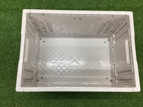 TENNESSEE (テネシー) フォールディングボックス 縦型天板テーブル システムラック（収納BOX＆テーブル）ホワイト×ブラウン