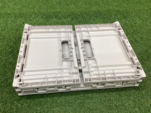 TENNESSEE (テネシー) フォールディングボックス 縦型天板テーブル システムラック（収納BOX＆テーブル）ホワイト×ブラウン