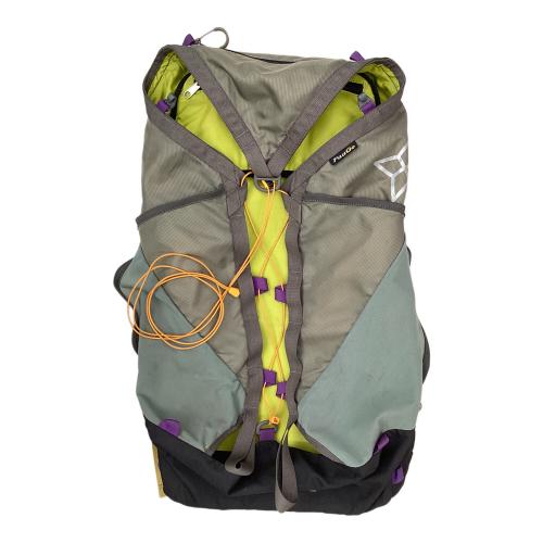 PAAGO WORKS (パーゴワークス) バックパック 紐交換済 グレー カーゴ35