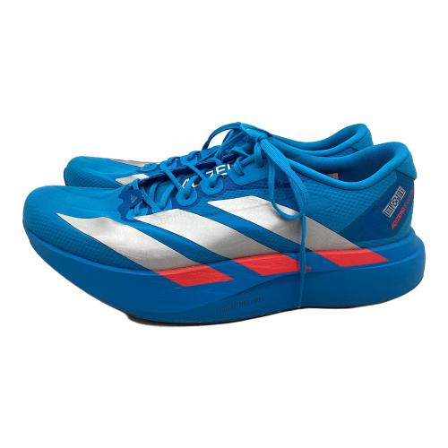adidas (アディダス) ランニングシューズ JR2023 アディゼロ EVO SL ウーブン メンズ SIZE 28cm ブルー×レッド