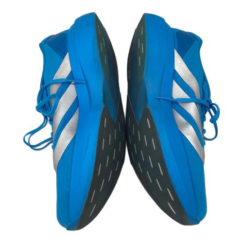 adidas (アディダス) ランニングシューズ JR2023 アディゼロ EVO SL ウーブン メンズ SIZE 28cm ブルー×レッド