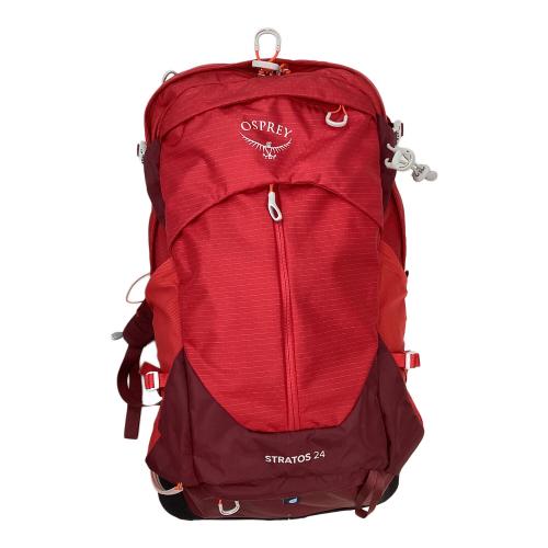 OSPREY (オスプレー) バックパック レインカバー欠品 SIZE S レッド ストラトス24