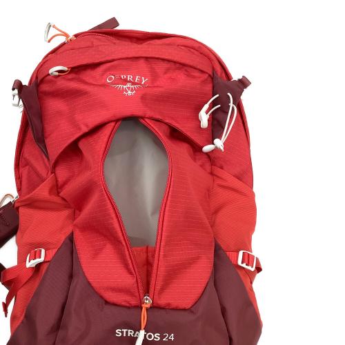 OSPREY (オスプレー) バックパック レインカバー欠品 SIZE S レッド ストラトス24