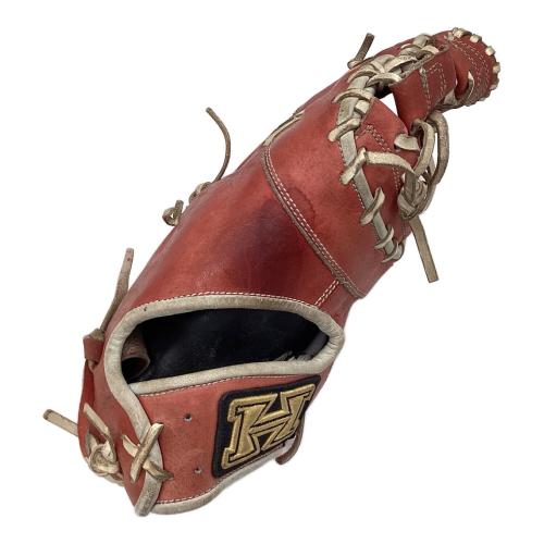 Hi Gold (ハイゴールド) GLEAMS 軟式グローブ NF-350R レッド×ホワイト