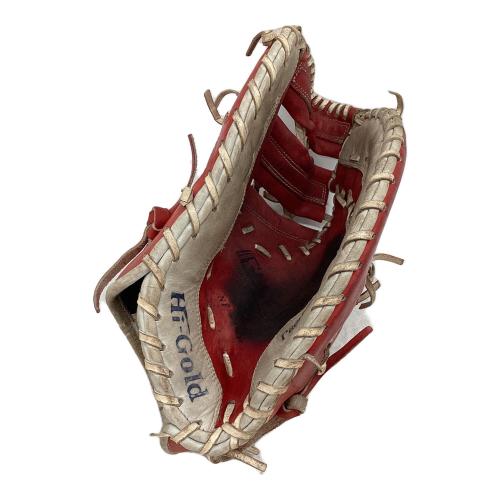 Hi Gold (ハイゴールド) GLEAMS 軟式グローブ NF-350R レッド×ホワイト