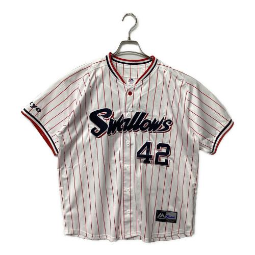 東京ヤクルトスワローズ (トウキョウヤクルトスワローズ) 坂口智隆【42】2020年 1,500本安打記念グッズ 応援グッズ タグ付 SIZE L ホワイト
