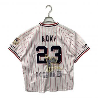 東京ヤクルトスワローズ (トウキョウヤクルトスワローズ) 青木宣親【23】2021年 日米通算2500本安打達成記念 応援グッズ タグ付 SIZE L ホワイト