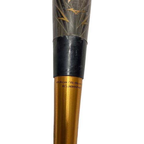 MIZUNO (ミズノ) BEYOND MAX GIGA KING 02 軟式バット 1CJBR142 ケース付 83cm/6.9cm オレンジ×ブラック