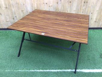 OGAWA (オガワ) アウトドアテーブル ブラウン 3ハイ＆ローテーブル ロング