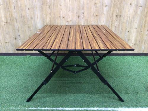 OGAWA (オガワ) アウトドアテーブル ブラウン 3ハイ＆ローテーブル ロング