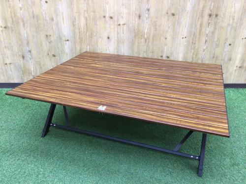 OGAWA (オガワ) アウトドアテーブル ブラウン 3ハイ＆ローテーブル ロング