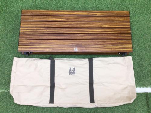 OGAWA (オガワ) アウトドアテーブル ブラウン 3ハイ＆ローテーブル ロング