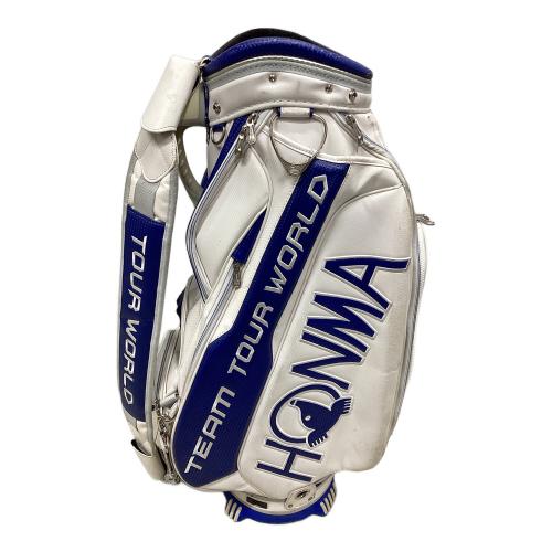 HONMA (ホンマ) キャディバッグ ※サイン証明なし ヘッドカバー(ドライバー・パターのみ) イ・ボミモデル ホワイト×ブルー TEAM TOUR WORLD