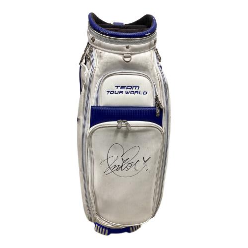 HONMA (ホンマ) キャディバッグ ※サイン証明なし ヘッドカバー(ドライバー・パターのみ) イ・ボミモデル ホワイト×ブルー TEAM TOUR WORLD