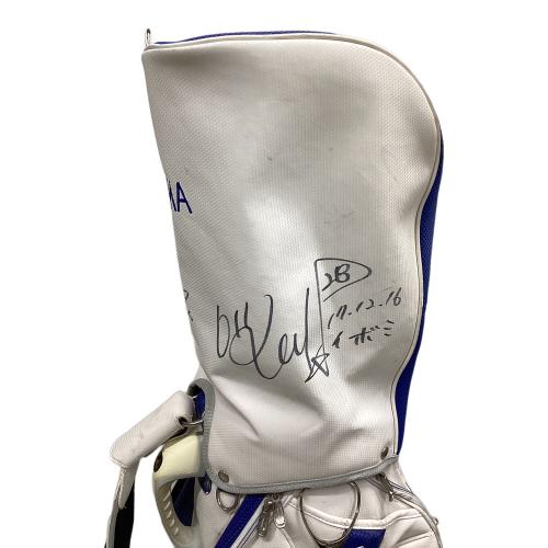 HONMA (ホンマ) キャディバッグ ※サイン証明なし ヘッドカバー(ドライバー・パターのみ) イ・ボミモデル ホワイト×ブルー TEAM TOUR WORLD