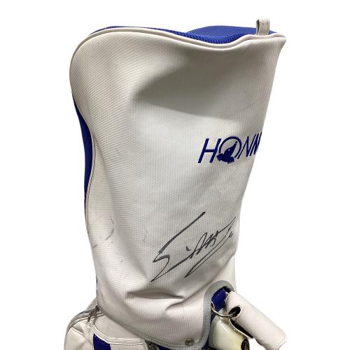 HONMA (ホンマ) キャディバッグ ※サイン証明なし ヘッドカバー(ドライバー・パターのみ) イ・ボミモデル ホワイト×ブルー TEAM TOUR WORLD