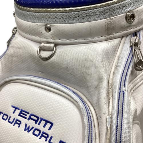 HONMA (ホンマ) キャディバッグ ※サイン証明なし ヘッドカバー(ドライバー・パターのみ) イ・ボミモデル ホワイト×ブルー TEAM TOUR WORLD